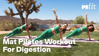 10-Minute Mat Pilates Workout For Digestion