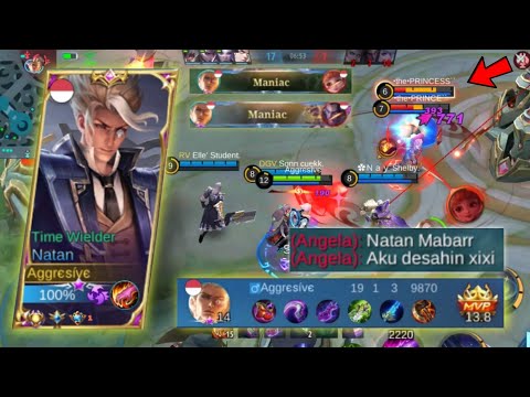 2X Maniac! Build Natan Tersakit 2022 - Sampe Mau Di D3sah1n Musuh🗿 - Mobile Legends