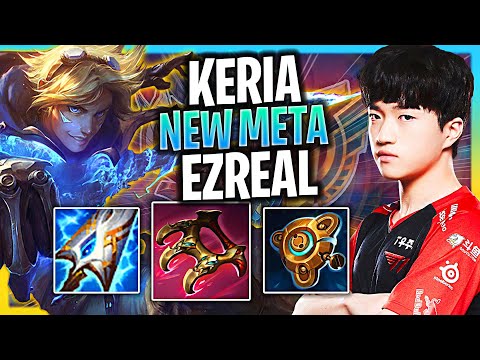 KERIA TRIES NEW META EZREAL SUPPORT! | T1 Keria Plays Ezreal Support vs Maokai!  Season 2024