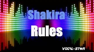 Shakira - Rules (Karaoke Version) with Lyrics HD Vocal-Star Karaoke