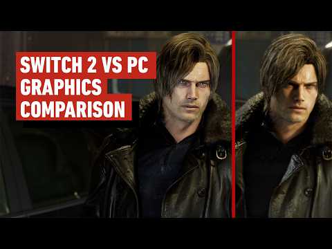 Resident Evil Requiem - Switch 2 Vs PC Graphics Comparison