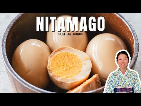 Japanese Soy Sauce Egg Recipe | Nitamago | Japanese Seasoned Egg