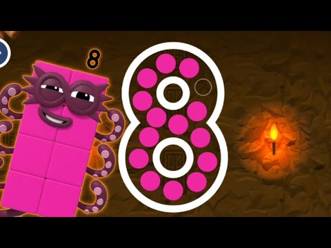 Numberblocks Mystery 8 magic run | Eight is special number | Adventure explore 16