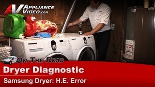 Samsung Dryer Repair - HE Error - Electronic Control