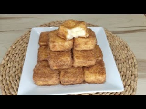 ✅Crema frita, receta típica de semana Santa muy parecida a la leche frita.