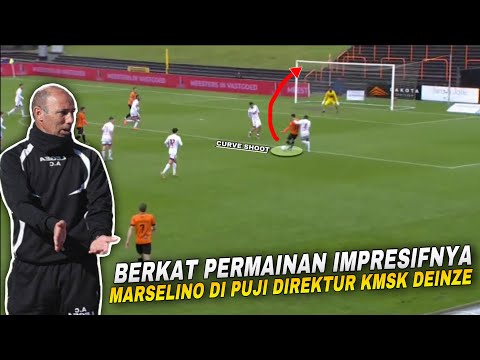 KMSK DEINZE VS JONG GENK : Aksi Marselino Ferdinan Kembali Dapatkan Pujian Dari Direktur KMSK Deinze