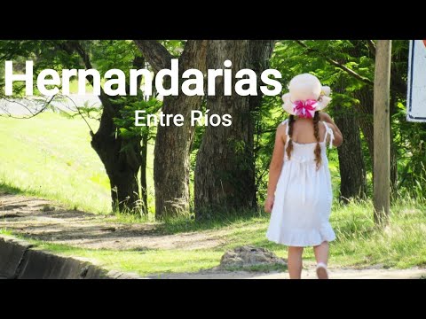 El pueblo de los barcos, las veredas anchas y el silencio. Hernandarias, Entre Rios. 4K 