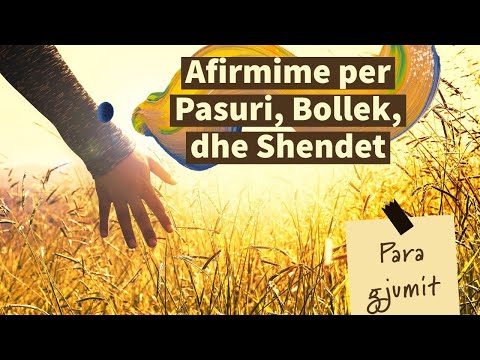 Afirmime para gjumit per bollek dhe nje jete te plote me dashuri dhe shendet