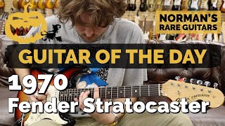Video thumbnail for Guitar of the Day: 1970 Fender Stratocaster Sunburst | Norman's Rare Guitars by Normans Rare Guitars