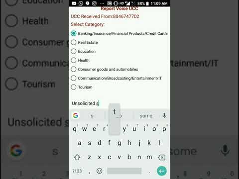 Reporting calls on DND app By TRAI