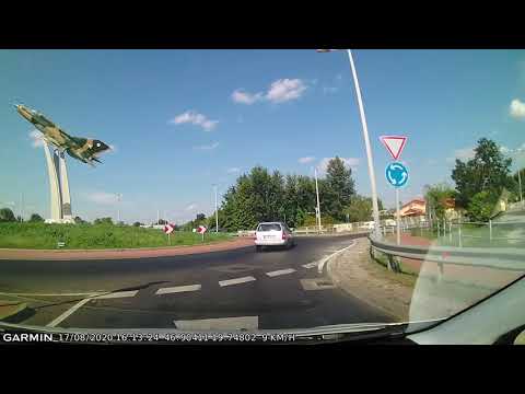 DRIVE #1295: Kecskemét-Dabas-Budapest (Hungary) (timelapse 4x) *Read Description*