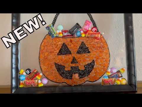 # 297 Fall Glass & Resin Art Candy Pumpkin # Resiners Resin & Dual-Headed Mixer