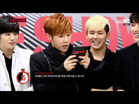 140603 INFINITE   60 Seconds Interview @ MV The Show