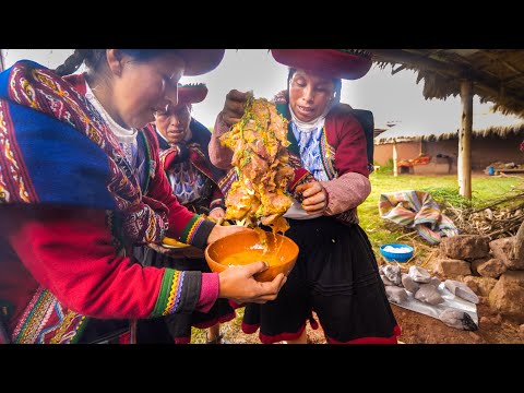 8,000 YEAR-OLD BARBECUE STYLE - Ancient Inca Food in Peru!