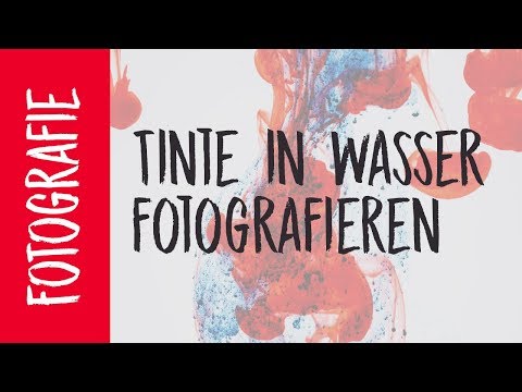 Tinte in Wasser fotografieren | Still life fotografieren lernen mit Arnd Ötting