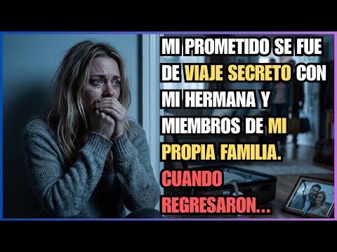 MI PROMETIDO SE FUE DE VIAJE SECRETO CON MI HERMANA Y MIEMBROS DE MI PROPIA FAMILIA. CUANDO REGRE...