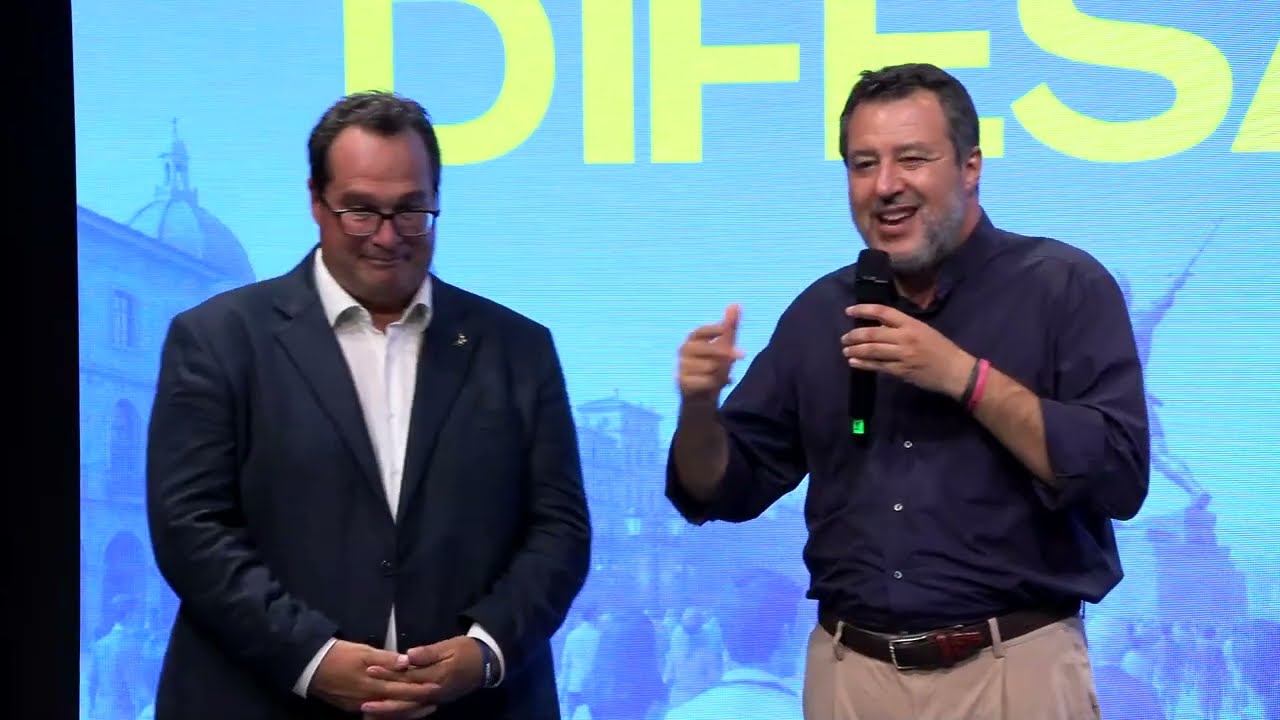 SALVINI INTERVIENE ALL'EVENTO DELLA LEGA "A TUA DIFESA - VERSO LA FINANZIARIA 2027"
