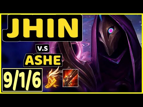 REKKLES (JHIN) vs ASHE - 9/1/6 KDA BOTTOM ADC CHALLENGER GAMEPLAY - EUW