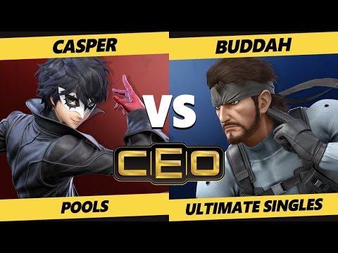 CEO 2019 SSBU - Casper (Joker) Vs. Buddha (Snake) Smash Ultimate Tournament Pools