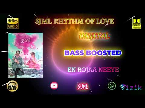 En Rojaa Neeye - Kushi - Hesham Abdul Wahab - Bass Boosted - Hi Res Audio