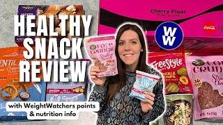 Healthy Snack Review | Trying New Healthy Low Point Foods | WeightWatchers Points, Calories & Macros