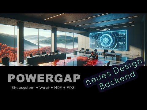 Design POWERGAP Backend aufgefrischt