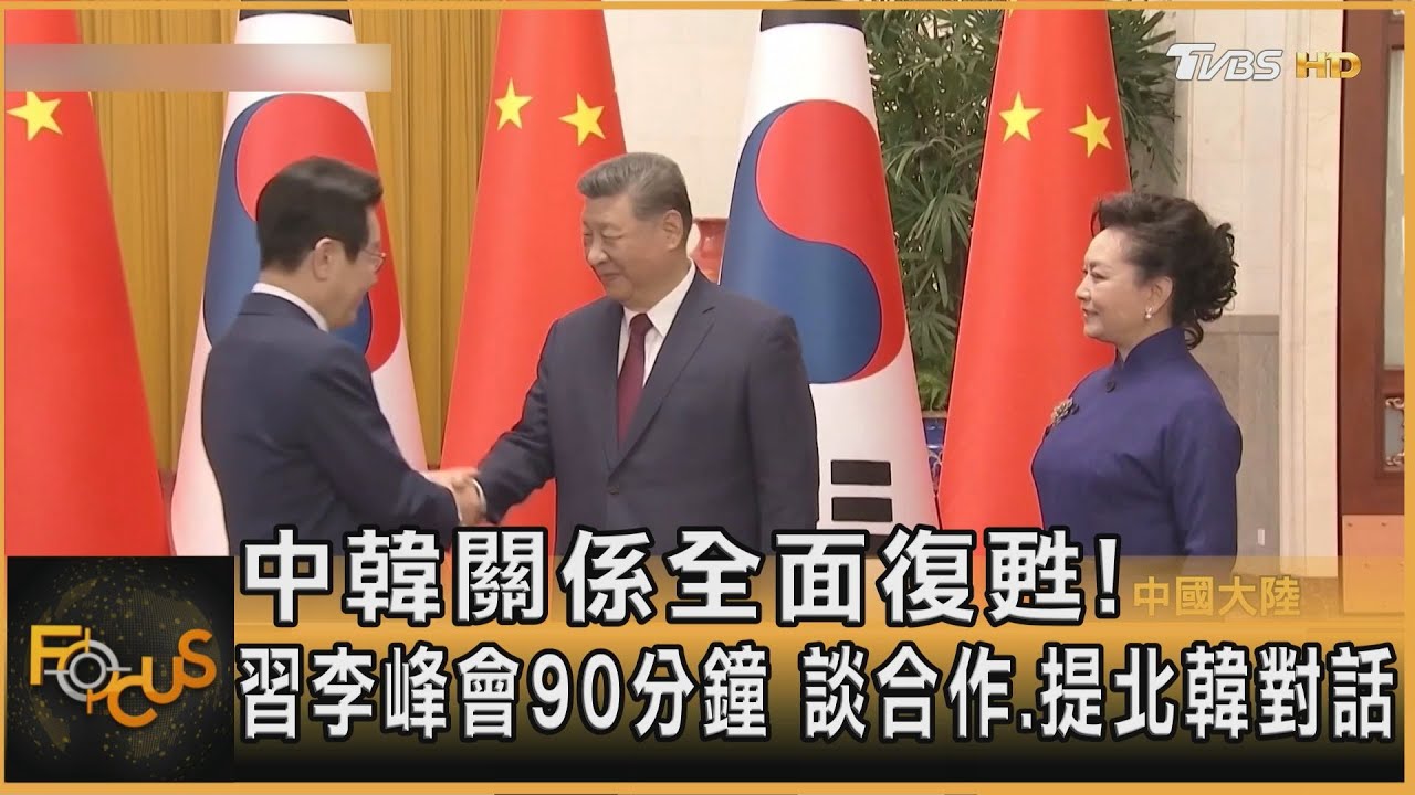 中韓關係全面復甦!習李峰會90分鐘 談合作.提北韓對話