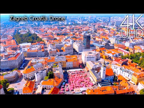 Zagreb Croácia 4K por Drone