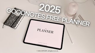 2025 GoodNotes Free Planner with Hyperlinks📅