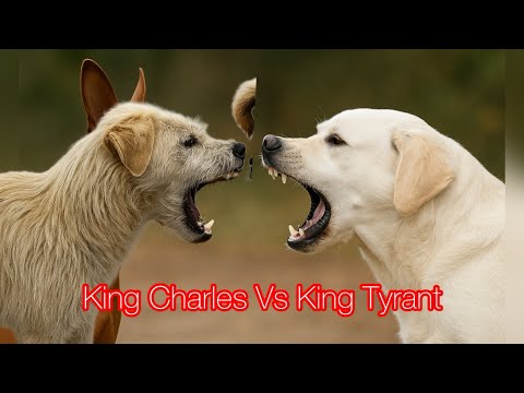 King Charles Alpha Dog vs Tyrant vs Rocky dog #rockydog