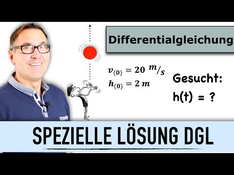 Differentialgleichung Wurfhöhe | allgemeine Lösung | Spezielle Lösung | Integrationskonstante