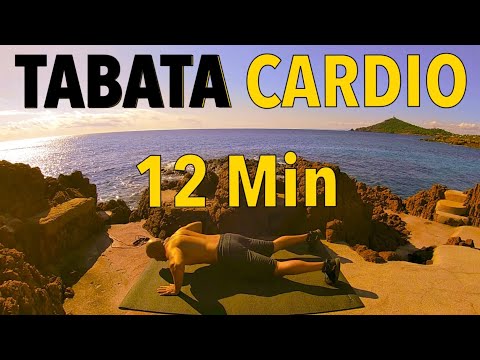 Tabata cardio 12 min / Hiit cardio / Interval training music