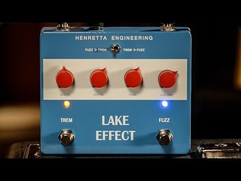 Henretta Engineering Lake Effect Fuzz/Tremolo (CME Exclusive) | CME Gear Demo | Brian Westfall