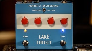 Henretta Engineering Lake Effect Fuzz/Tremolo (CME Exclusive) | CME Gear Demo | Brian Westfall