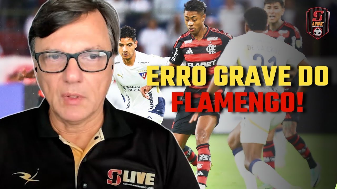 MAURO CEZAR APONTA ERRO GRAVE DO FLAMENGO APÓS EMPATE NA LIBERTADORES.