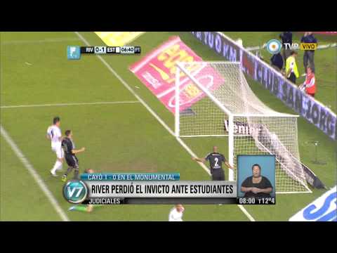 Visión 7 - River perdió el invicto ante Estudiantes