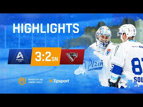 Akademici Plzeň vs. Black Dogs Budweis 3:2 s. n.  | ULLH 15. kolo | Sestřih zápasu