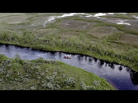 Yksin erämaan halki - melontavaellus Pöyrisjärven erämaassa