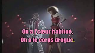 KARAOKÉ Johnny Hallyday  La Garce Live Zénith Paris EXTRAIT