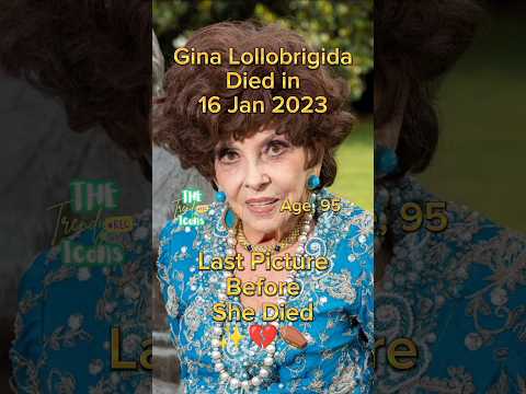 Remembering Gina Lollobrigida, a true gem of the silver screen RIP ✨💔😞 #ginalollobrigida