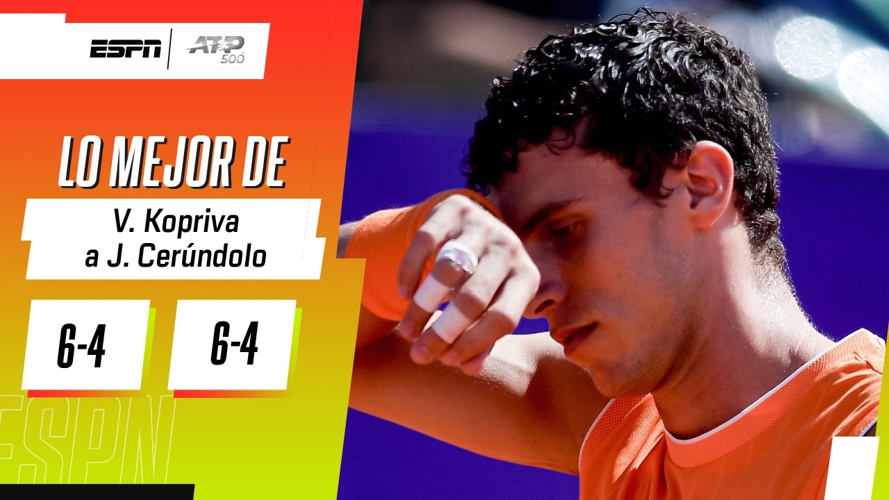 DOBLE 6-4 Y ELIMINACIÓN PARA JUANMA CERÚNDOLO EN EL RÍO OPEN | RESUMEN