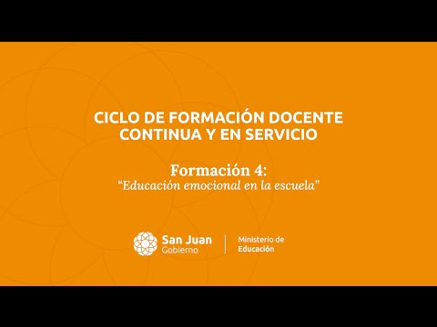 Formación N˚ 4 - Ciclo de Formación docente continua y en servicio.