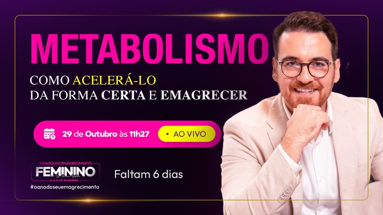 METABOLISMO - COMO ACELERÁ-LO DA FORMA CERTA E EMAGRECER