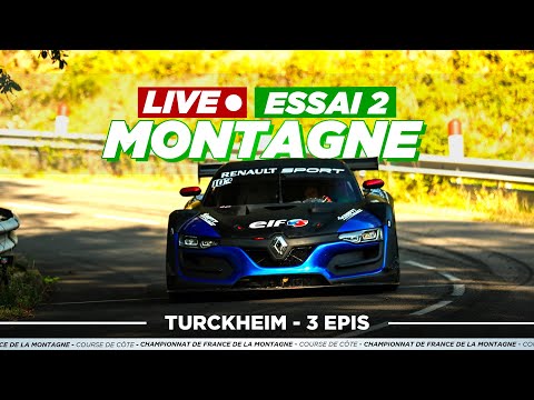 #Direct : 2ème Montée d'essai de la 69ème Course de Côte de Turckheim 3 Epis