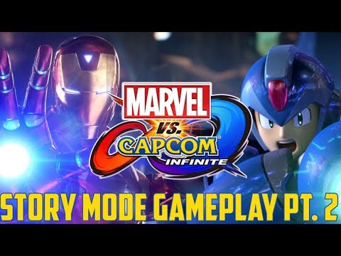 Story Mode Cutscenes & Gameplay Part 2 - Marvel Vs. Capcom: Infinite on PC