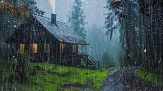 Gentle Rain & Rolling Thunder 🌧️ White Noise for Relaxation, Meditation, Deep Sleep & Peaceful Rest