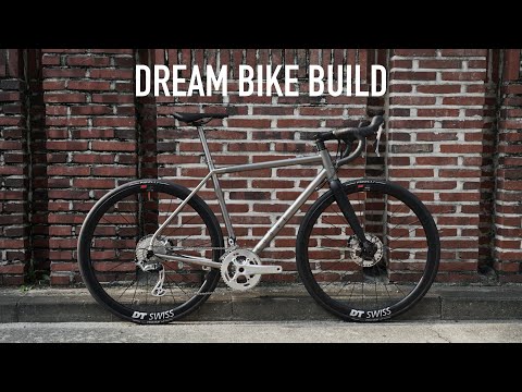 DREAM BIKE BUILD | Curve Belgie Ultra Titanium bike with Shimano GRX Limited ; 커브 벨지 울트라 티타늄 자전거 조립