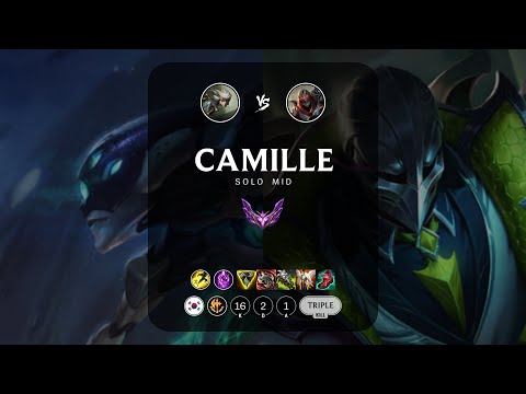 Camille Mid vs Zed - KR Master Patch 13.20