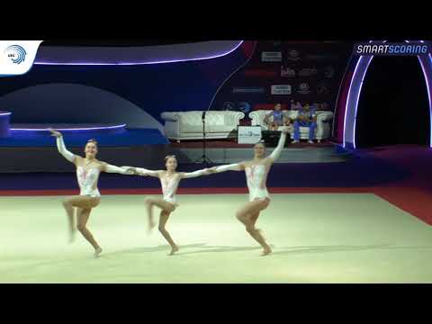 Women's group Belgium - 2019 Acro European Champions, balance