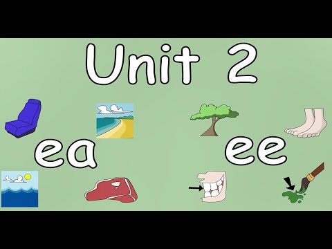 Phonics ea and ee words. Sounds Great 5: Unit 2
